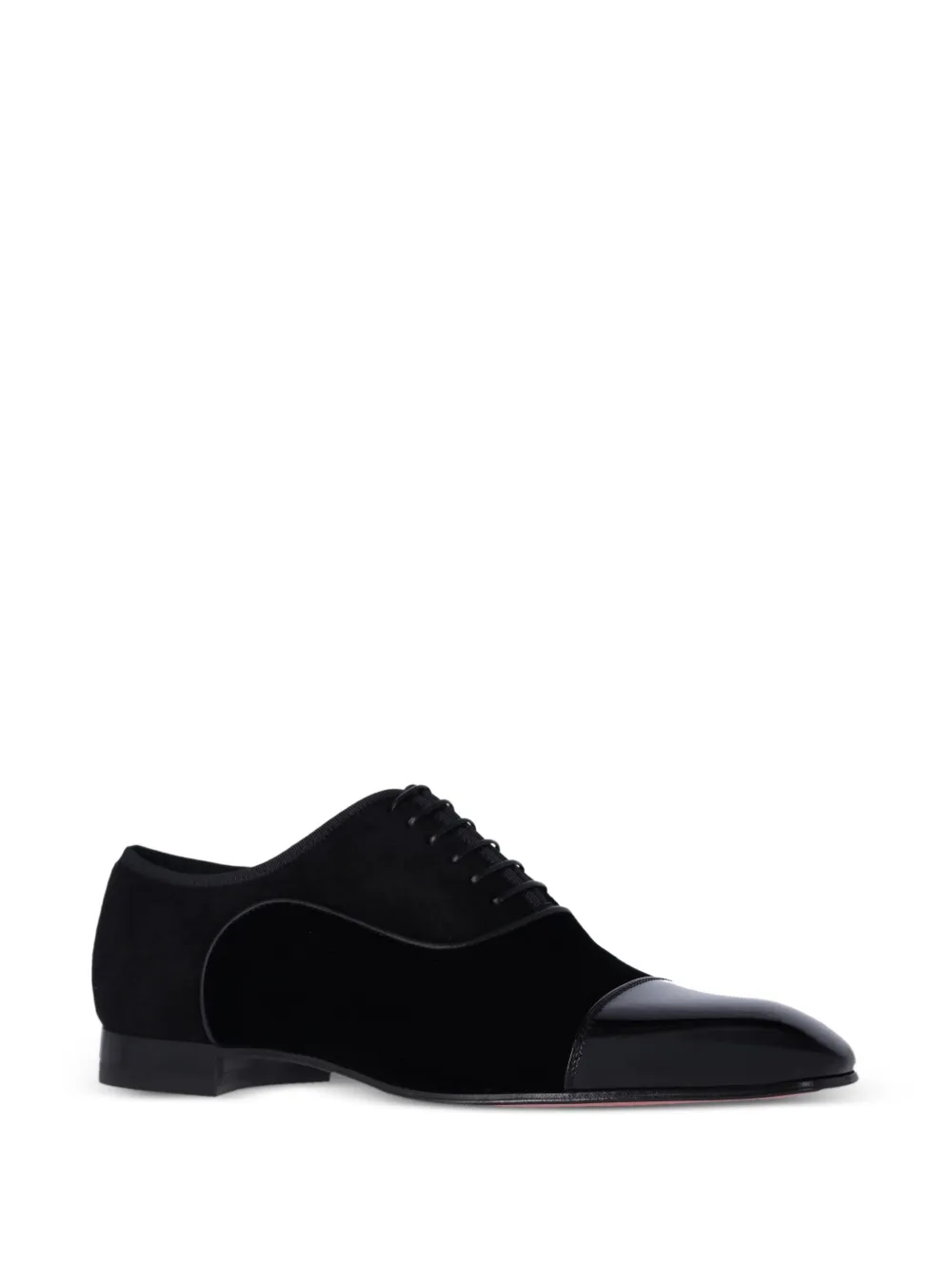 Christian Louboutin cap-toe Derby Shoes | Black | FARFETCH