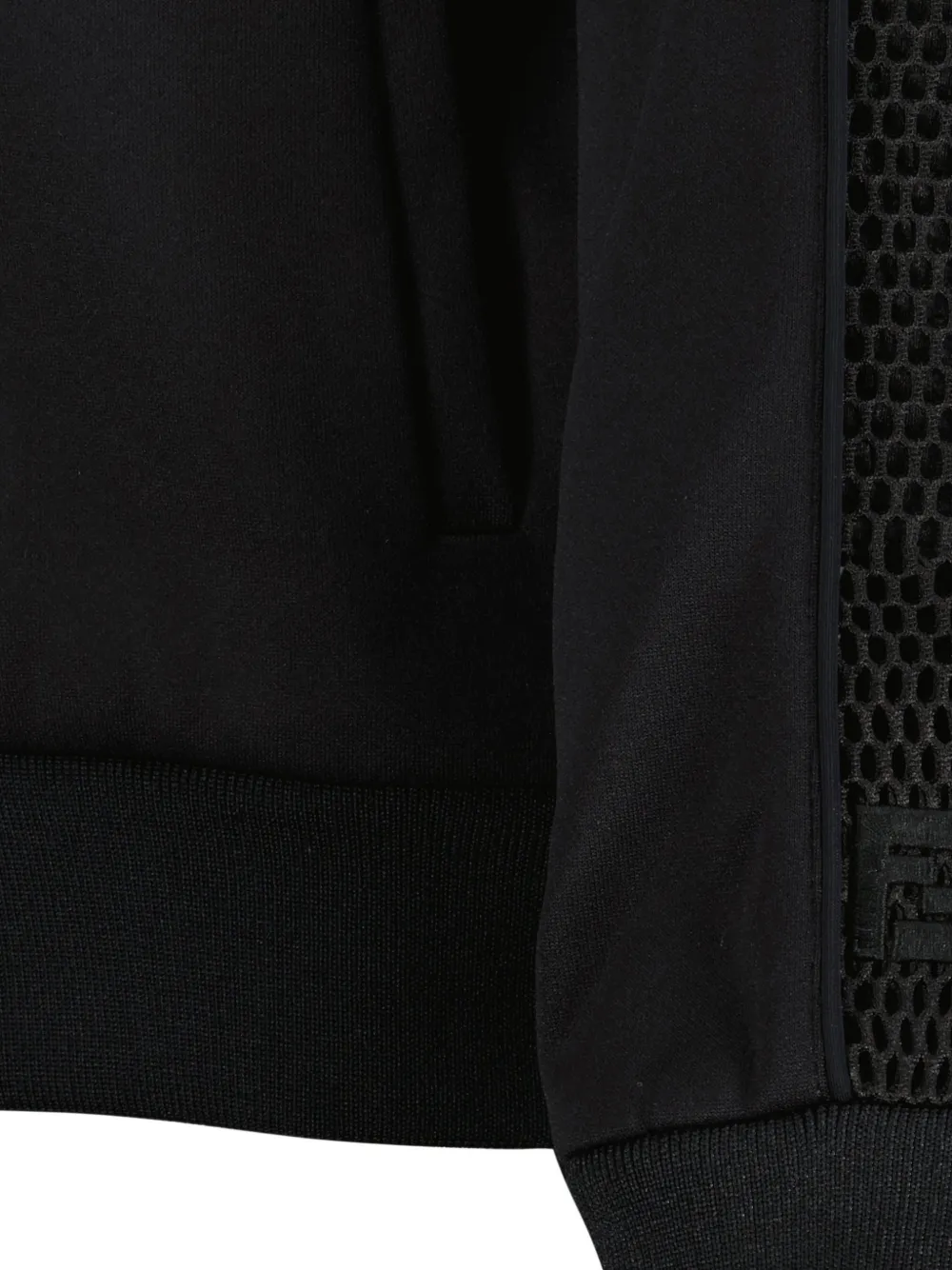  Fendi Zipped Sweatshirt - Black 