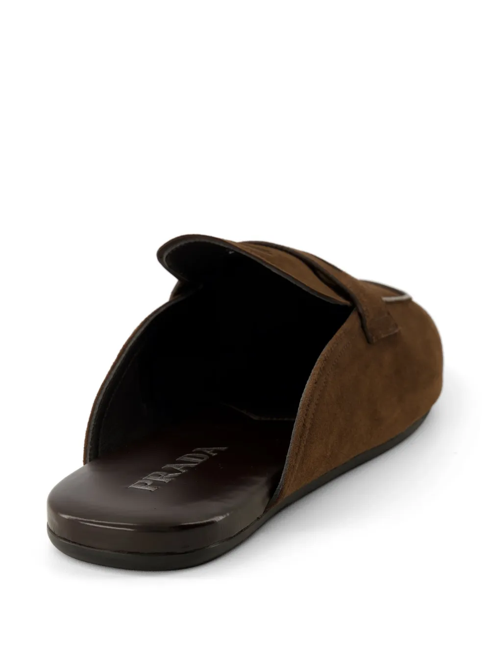 Prada round-toe suede mules Bruin