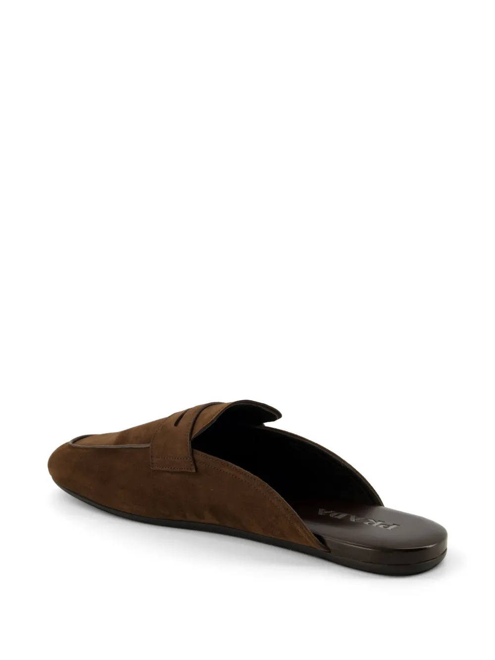 Prada round-toe suede mules Bruin