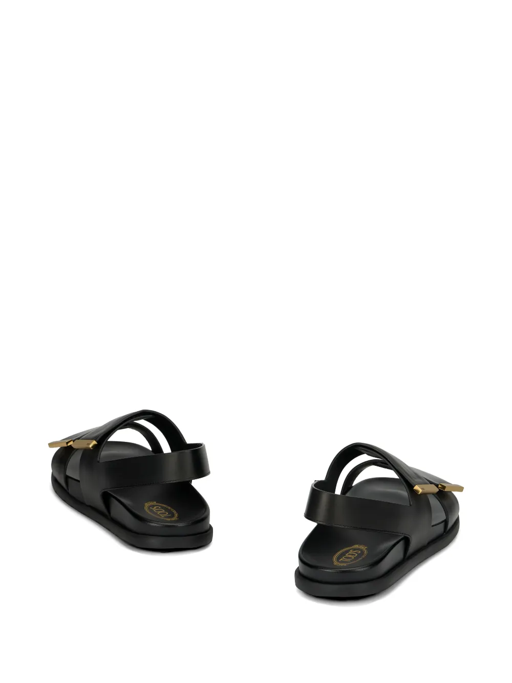 Tod's Sandalen met metallic-effect Zwart