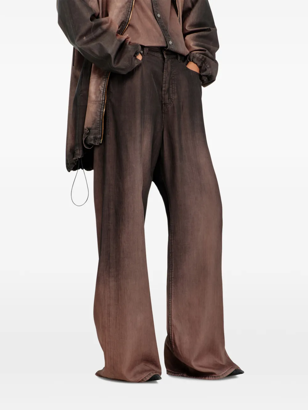 Diesel 1996 D-Sire ruimvallende jeans Bruin