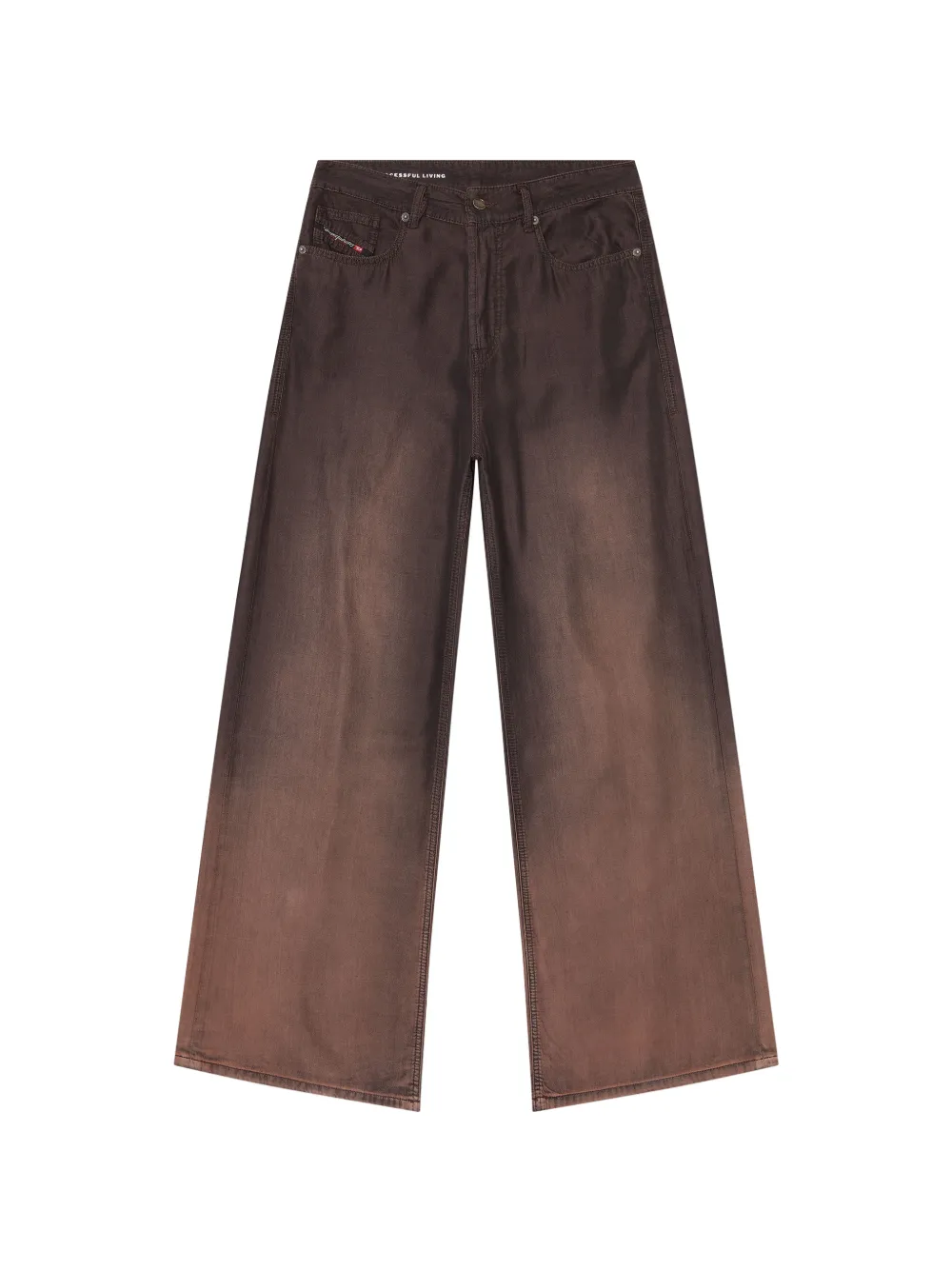 Diesel D-Sire wide-leg jeans - Marrone
