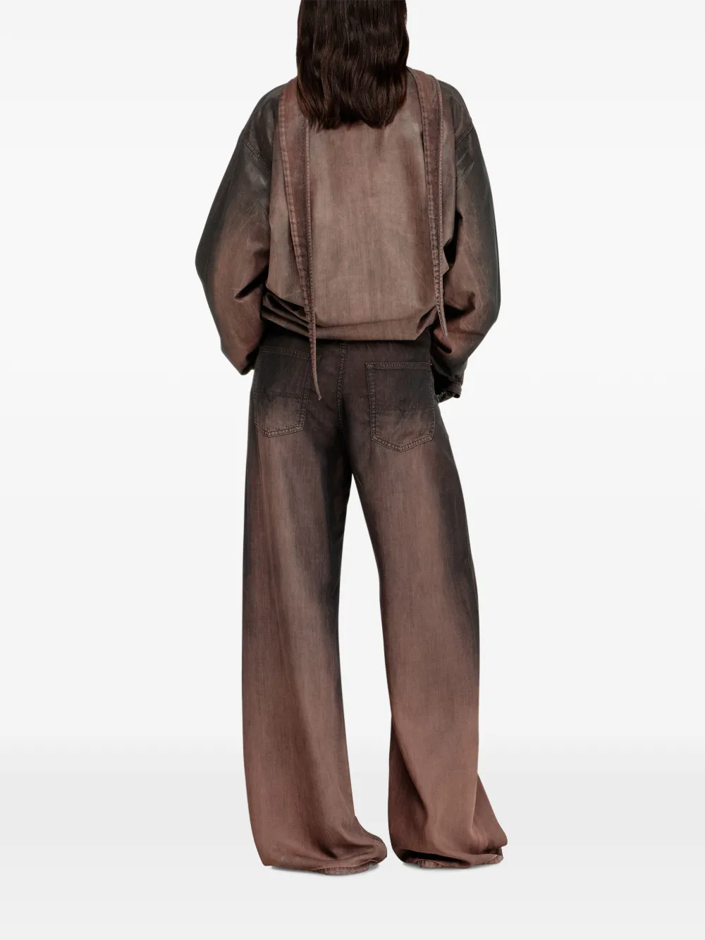 Diesel 1996 D-Sire ruimvallende jeans Bruin