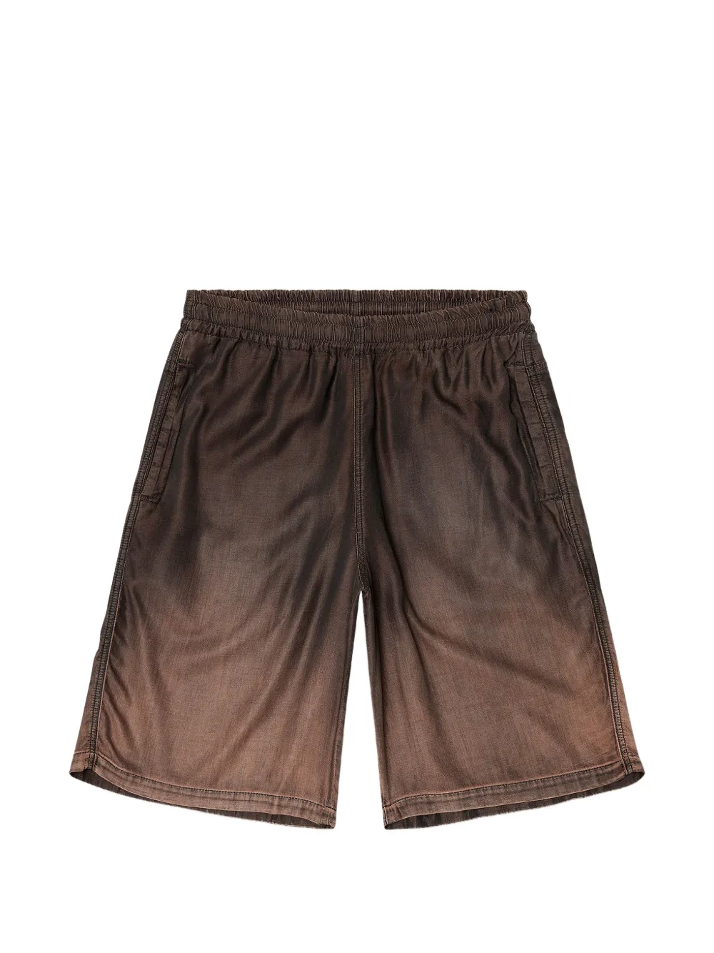 Diesel ombre-effect Bermuda shorts - Nero