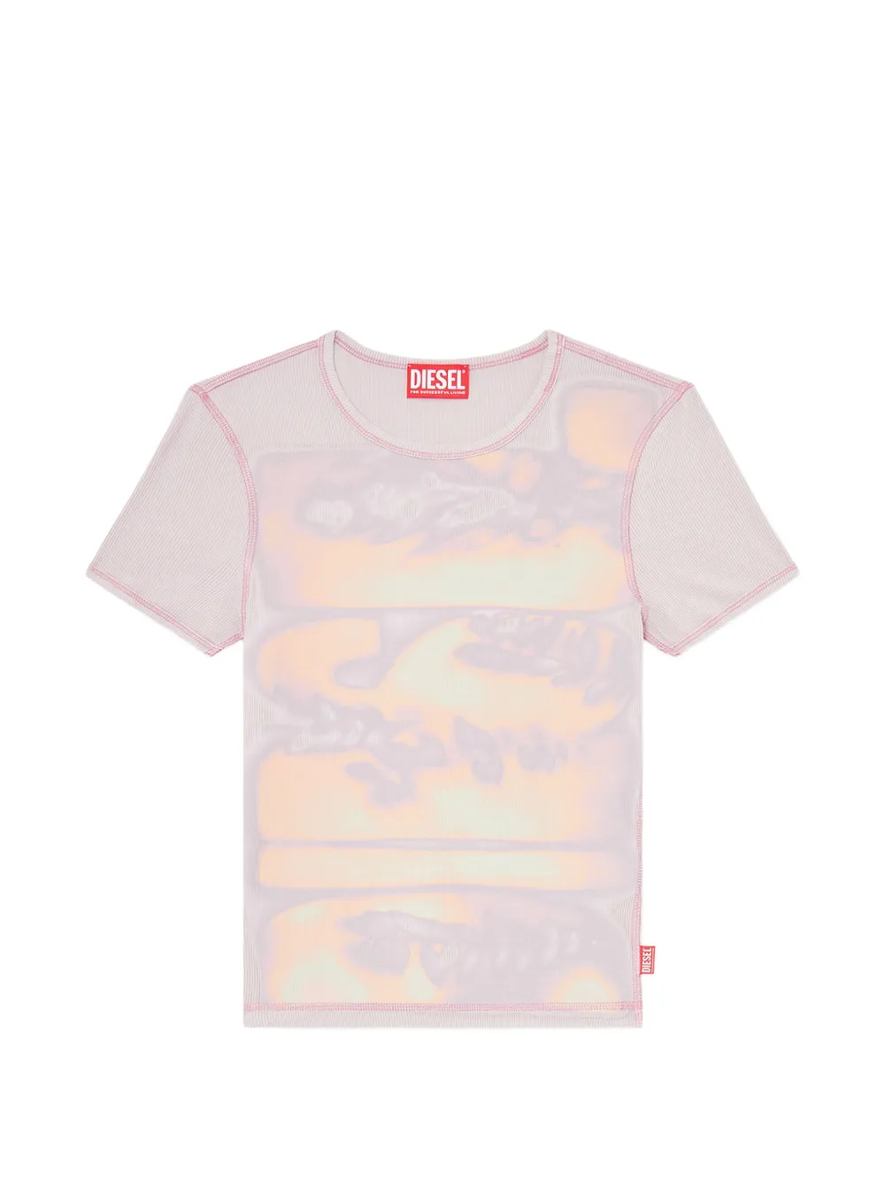 Diesel graphic-print T-shirt - Violett