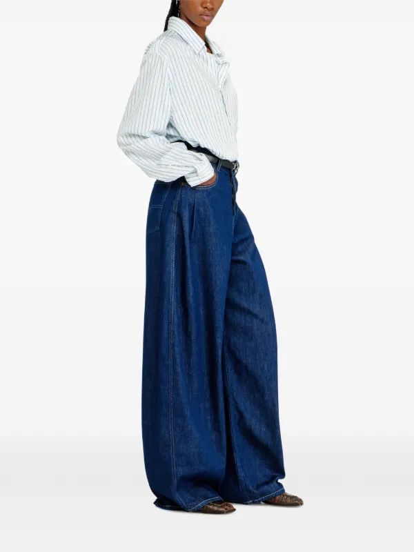 DIESEL 23SS Dロゴ プレート デニム トップス 38 Diesel 1987 D-Khelz Jeans | Blue | FARFETCH