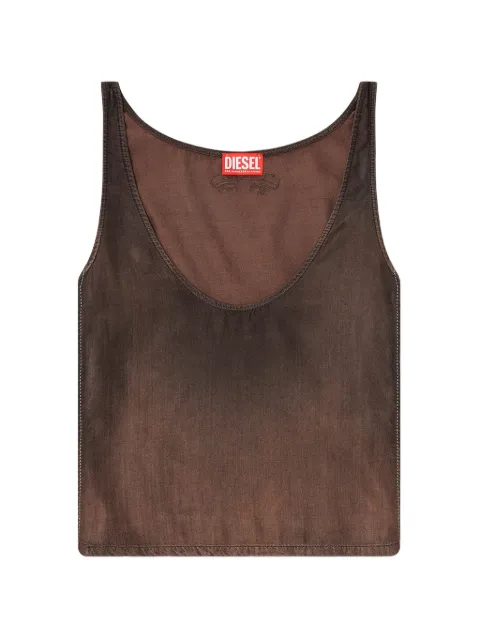 Diesel ombre-effect cropped top
