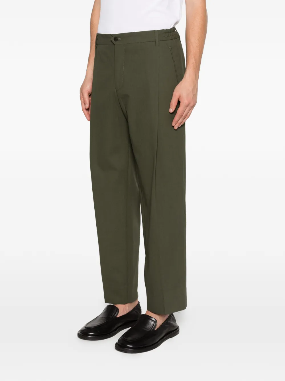 Briglia 1949 Manhattans geplooide broek Groen