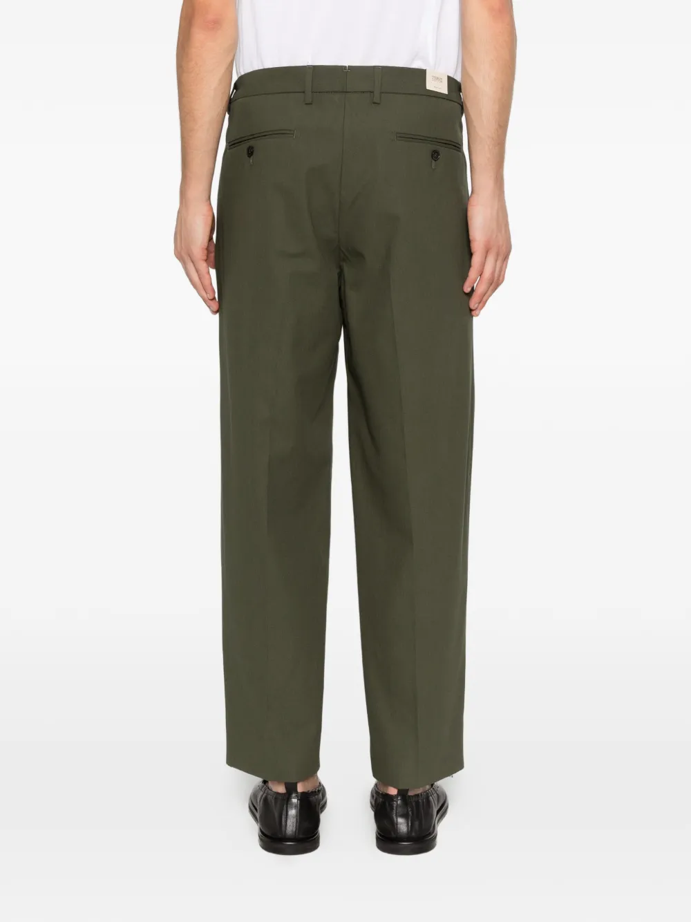 Briglia 1949 Manhattans geplooide broek Groen