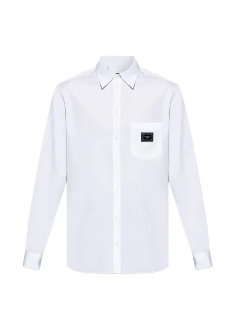 Dolce & Gabbana logo-plaque shirt
