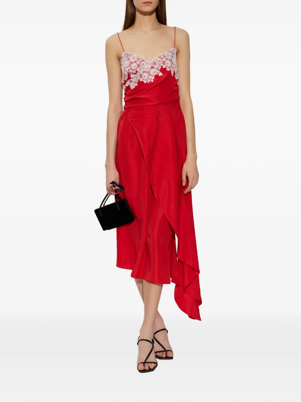 Moschino Asymmetrische jurk Rood