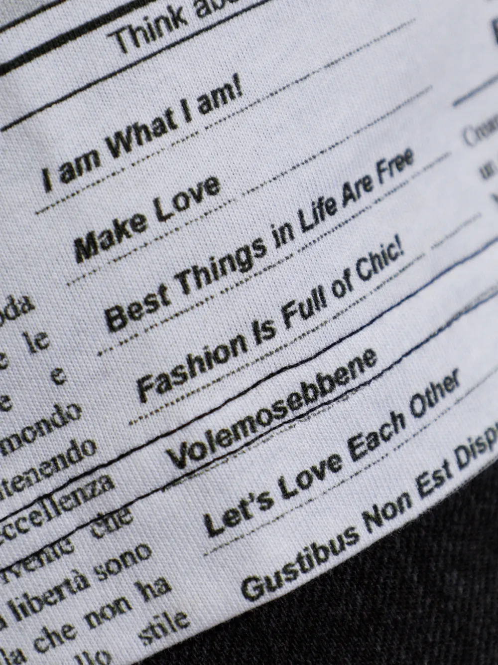 Moschino T-shirt met print Wit