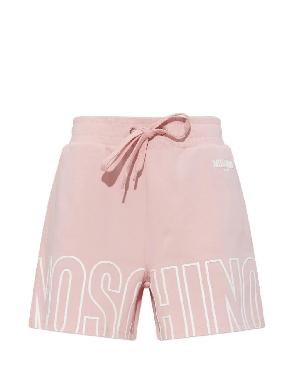 Moschino logo-print shorts - Rosa