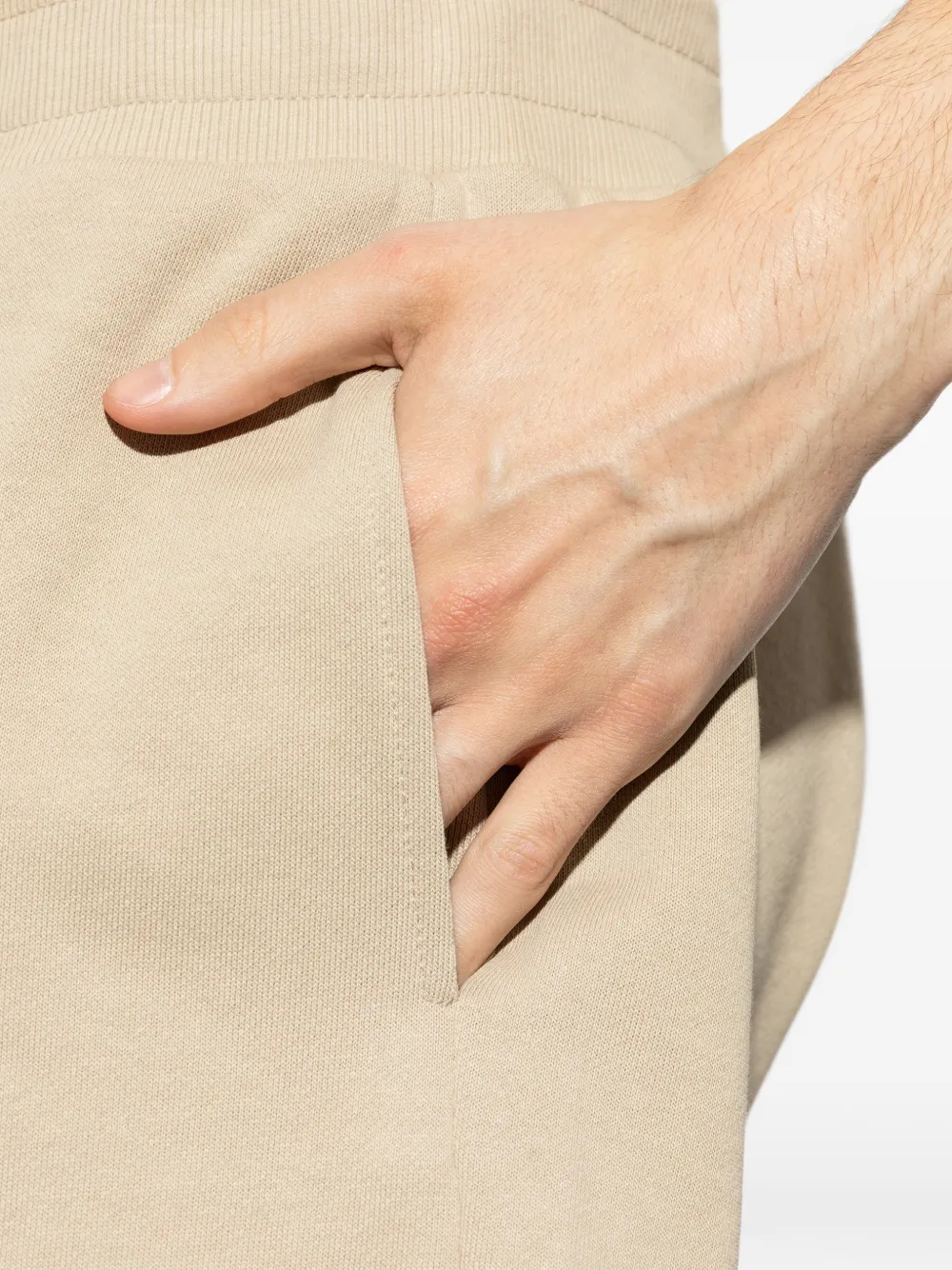 Moschino Shorts met logodetail Beige
