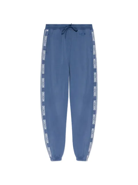 Moschino logo drawstring track pants