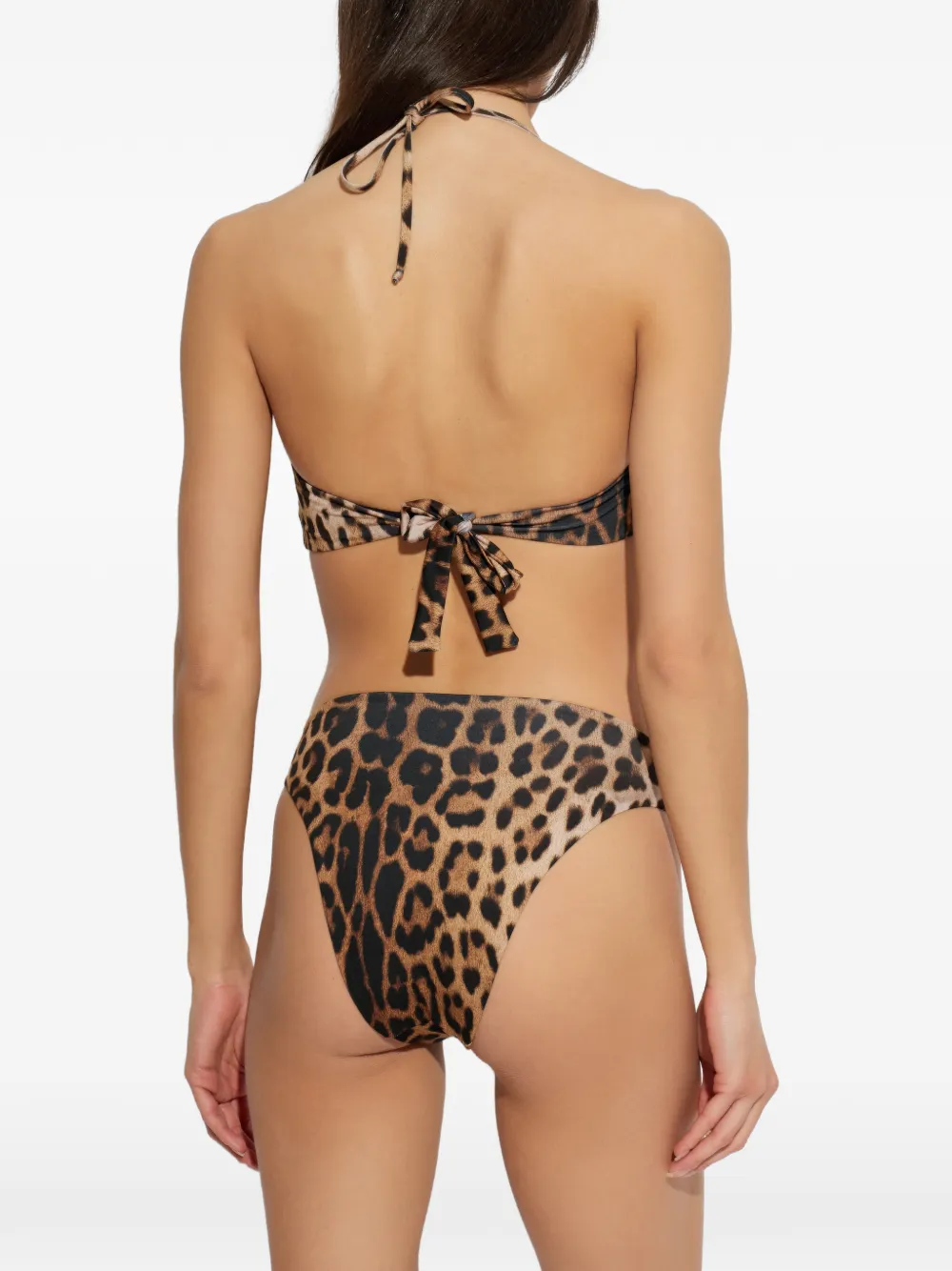 Moschino Lycra zwembroek met print Beige