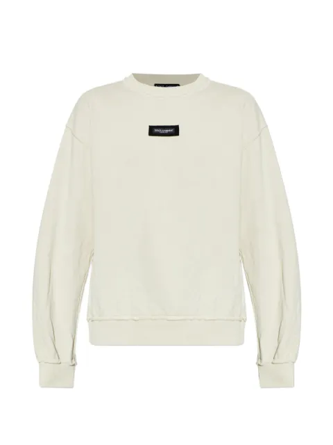 Dolce & Gabbana raw-trim sweatshirt