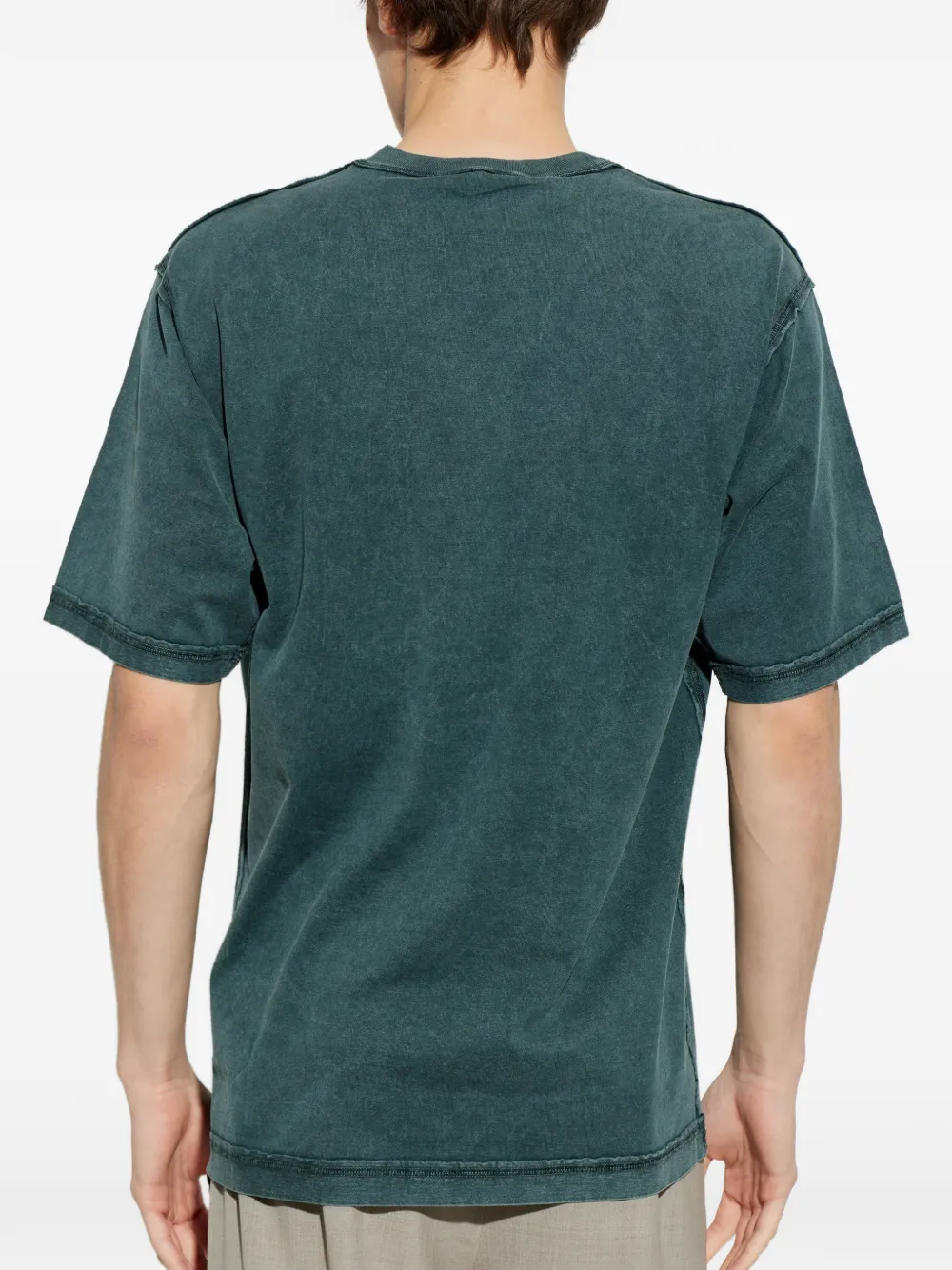 Dolce & Gabbana T-shirt met logoplakkaat Groen