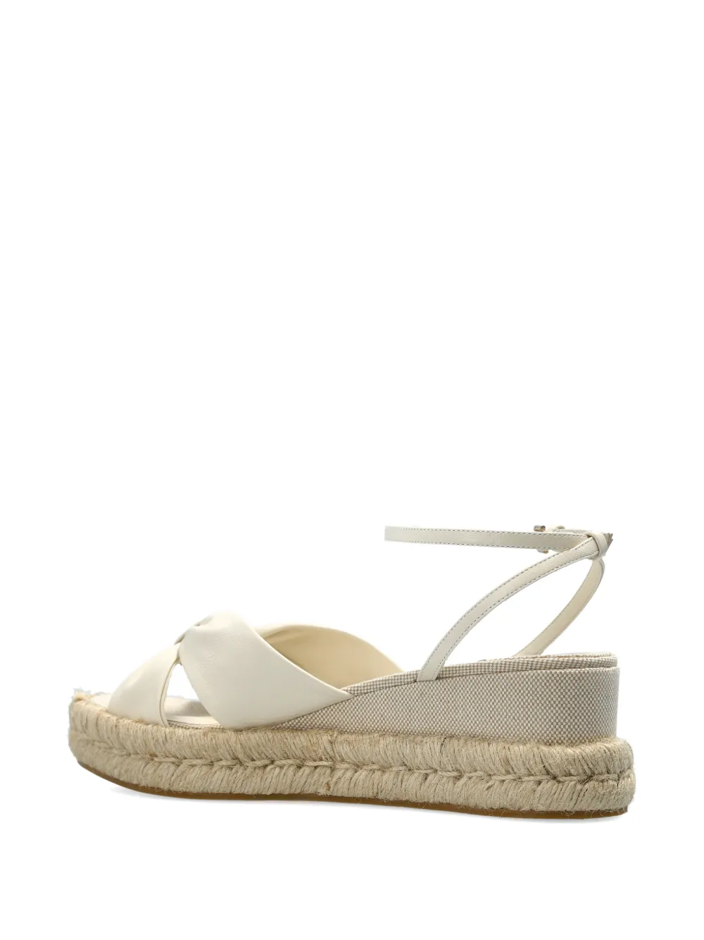 Jimmy Choo Aella sandalen met sleehak Beige