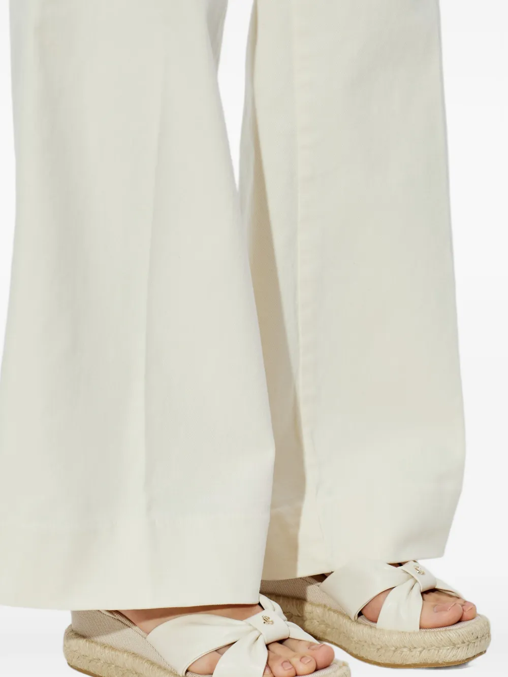 Jimmy Choo Aella sandalen met sleehak Beige