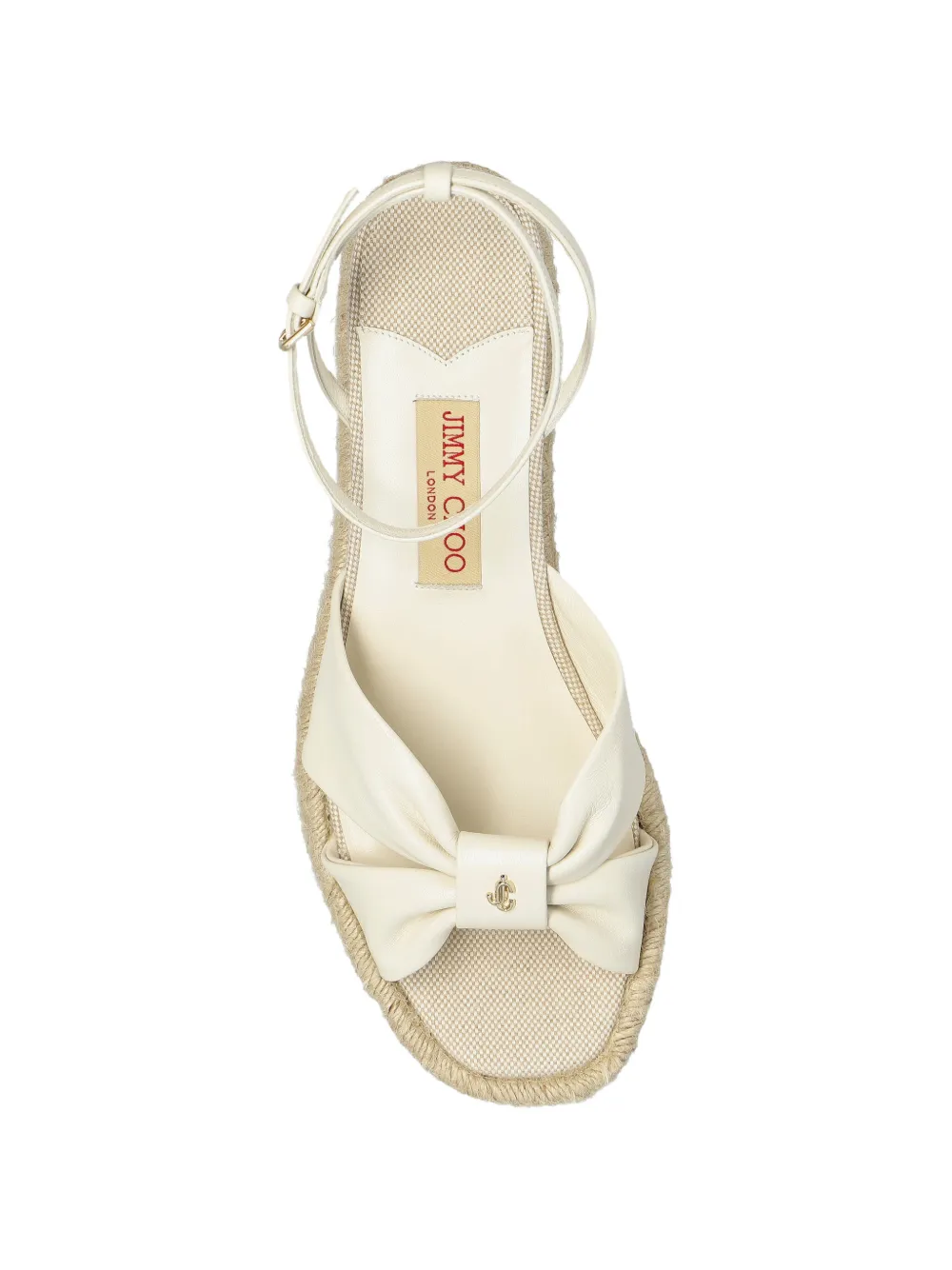 Jimmy Choo Aella sandalen met sleehak Beige