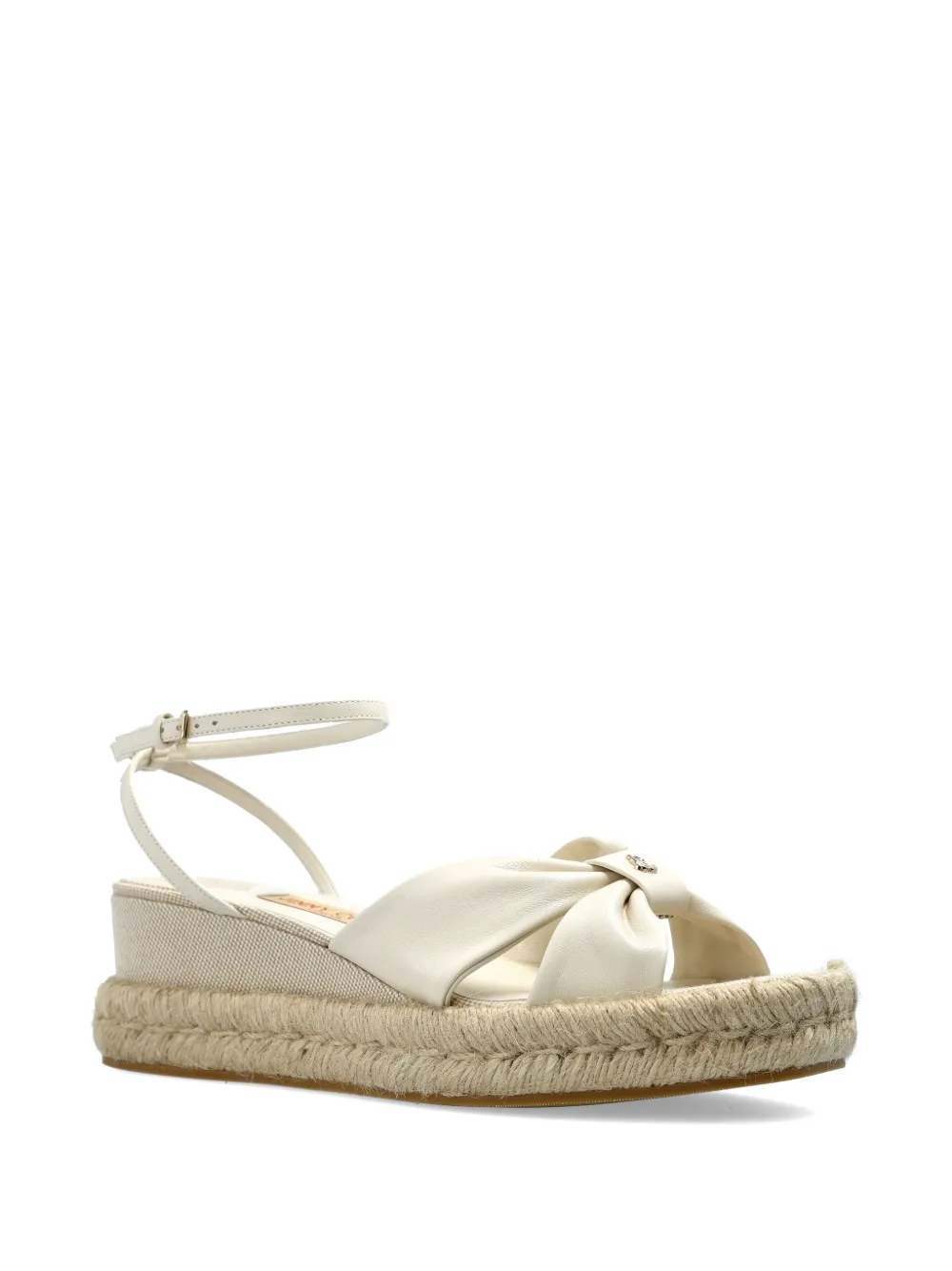 Jimmy Choo Aella sandalen met sleehak Beige