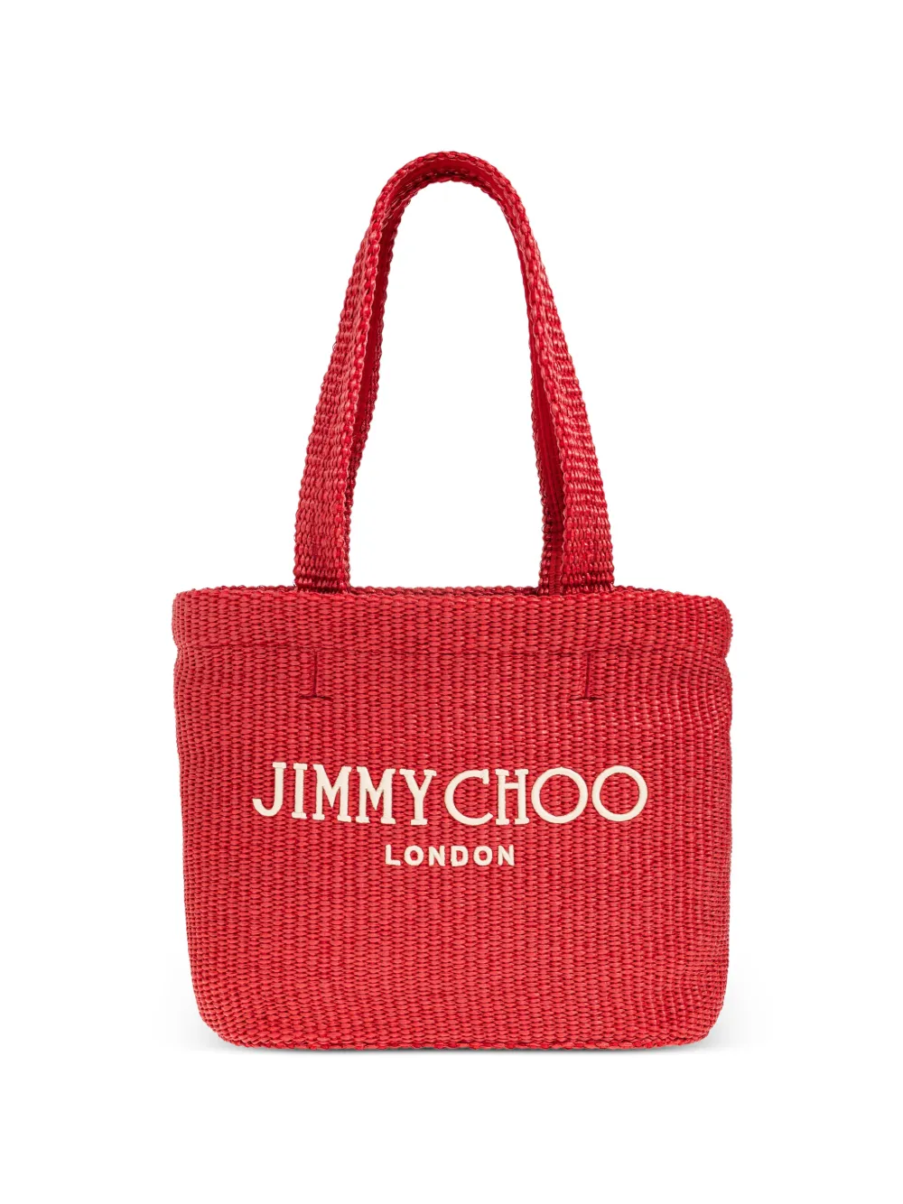 Jimmy Choo beach east-west tote bag - Rosso