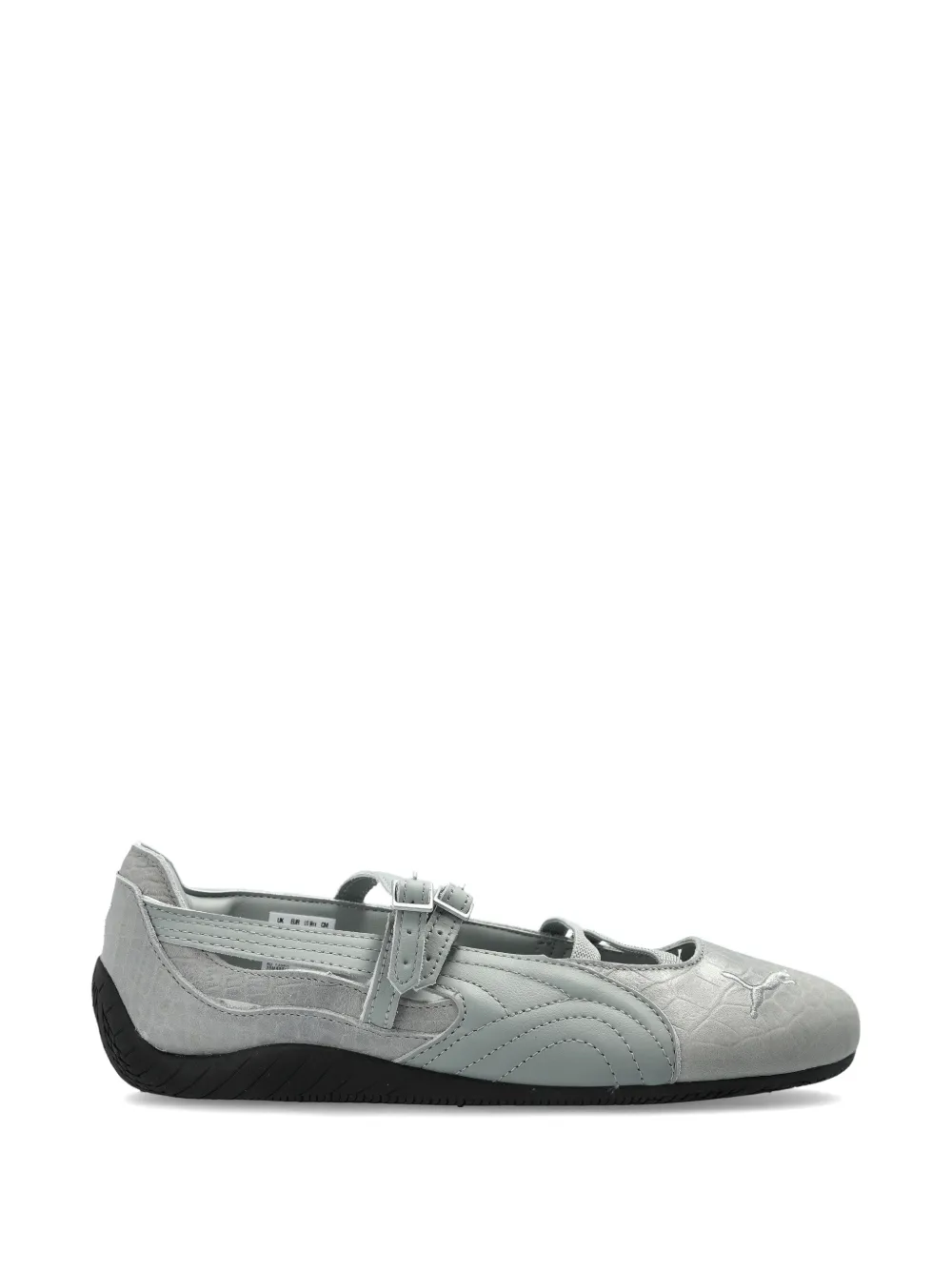 PUMA Speedcat cross-strap ballet flats - Grigio