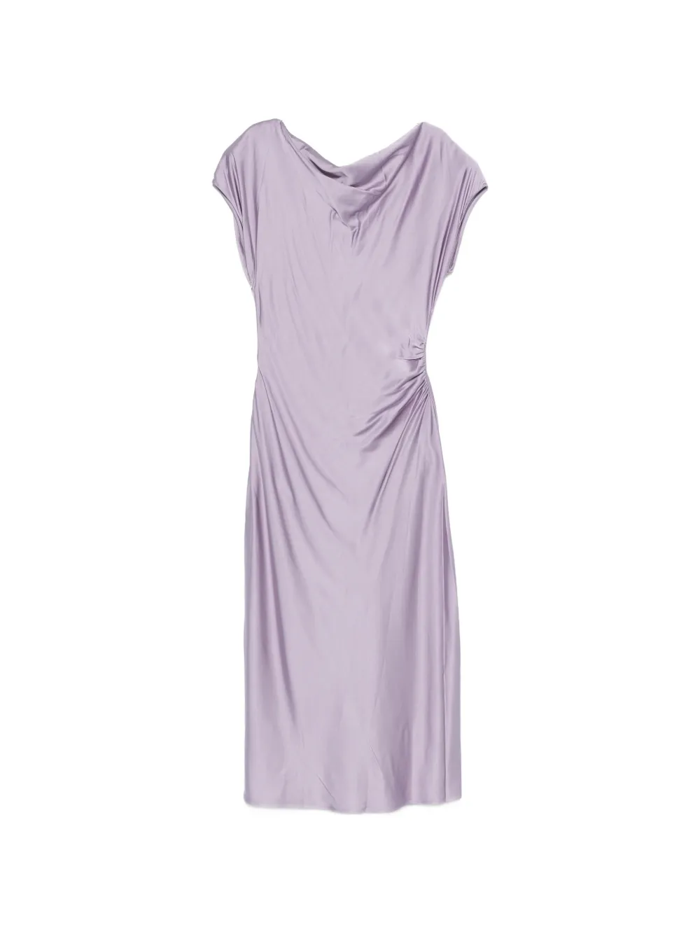 LIU JO cowl-neck draped midi dress - Viola