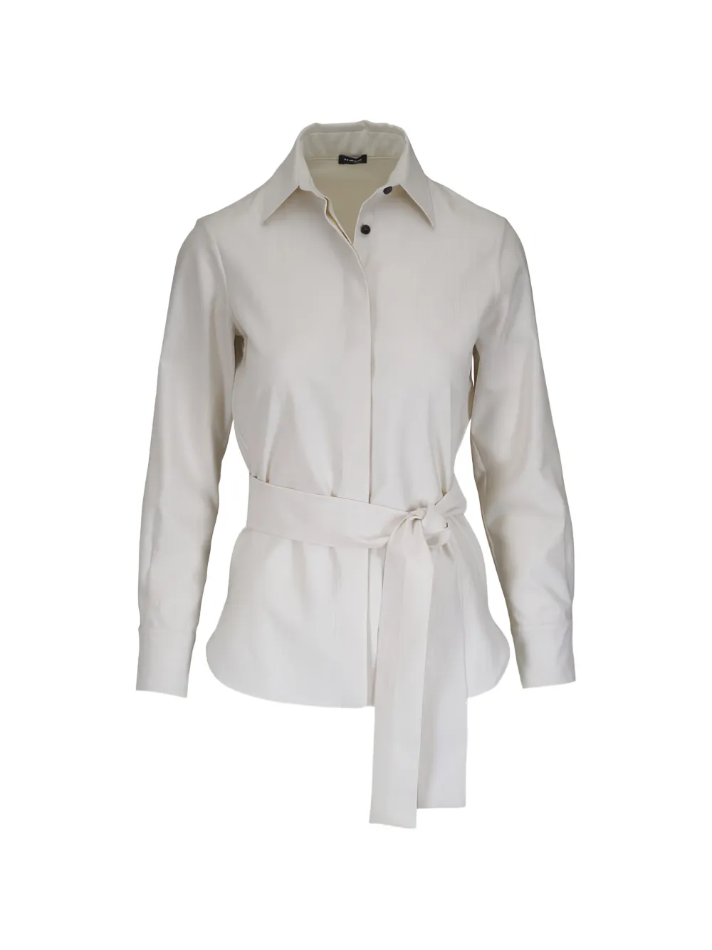 Kiton belted shirt - Toni neutri