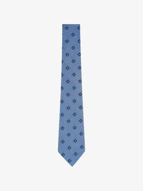 Zegna Krawatte mit geometrischem Print