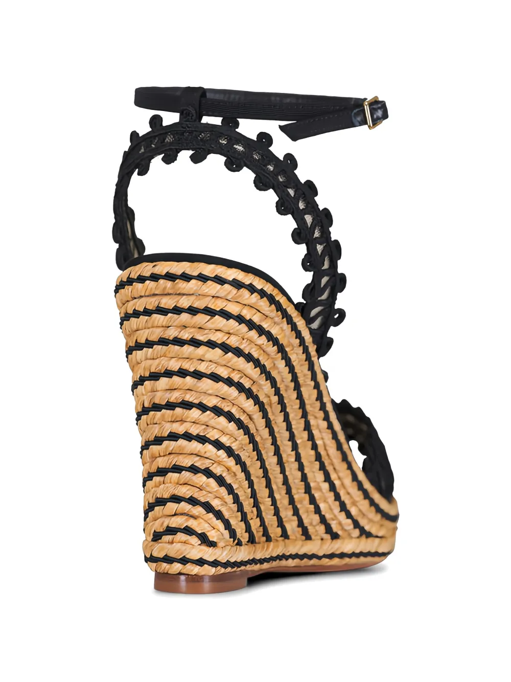 Aquazzura braided nappa espadrilles Zwart