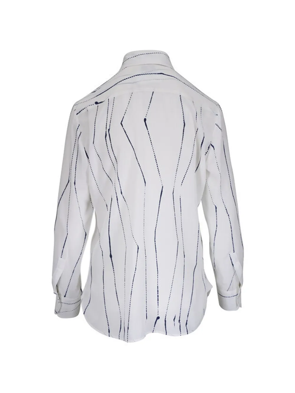 Kiton Gestreepte blouse Wit