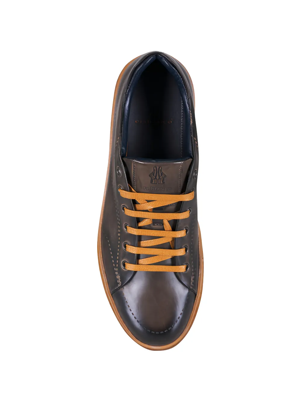 Di Bianco Leren sneakers Bruin