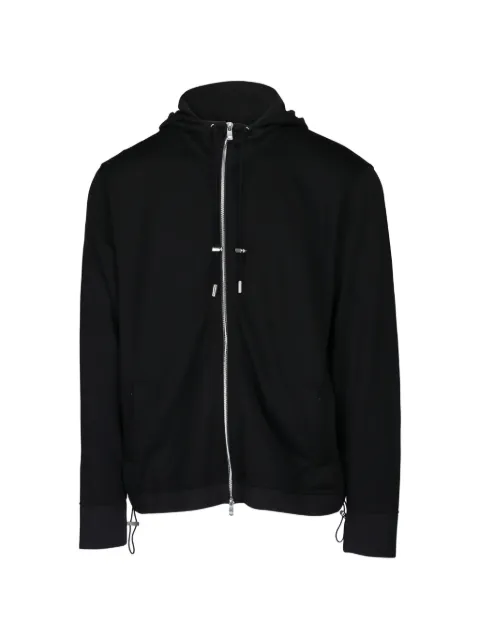 Marco Pescarolo zip-up virgin wool hoodie