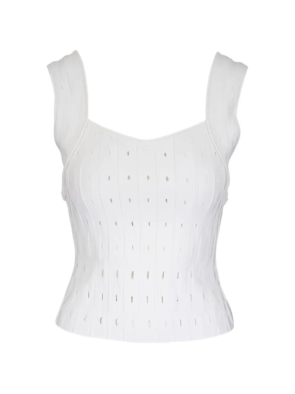Simkhai openwork top - Bianco