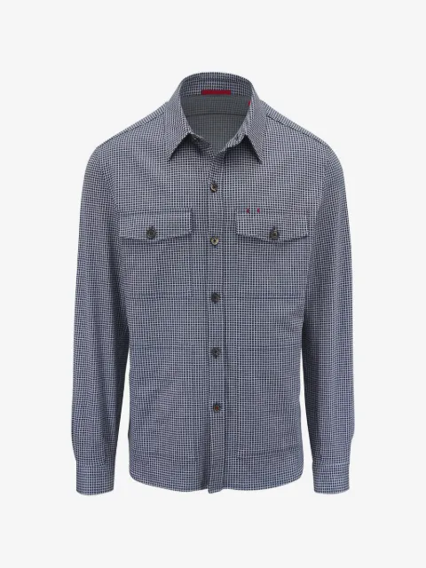 Isaia button-down pocket overshirt
