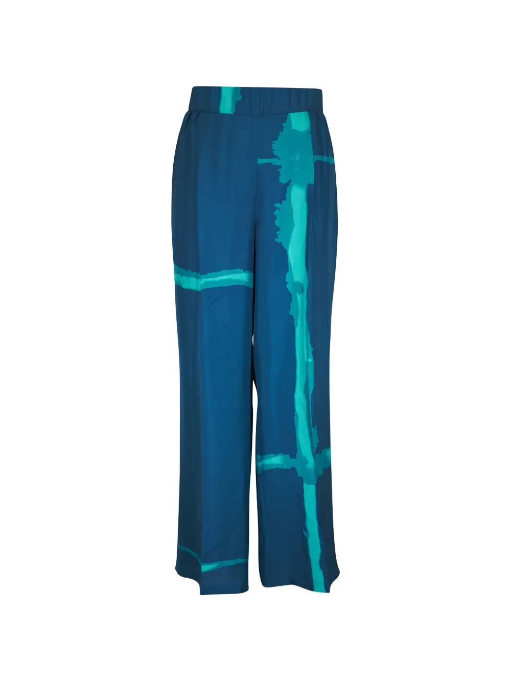  Kiton Patterned Trousers - Blue 