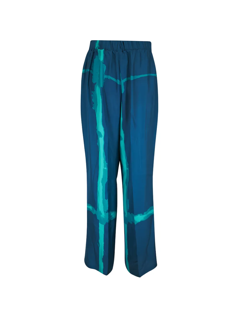 Kiton patterned trousers - Blu