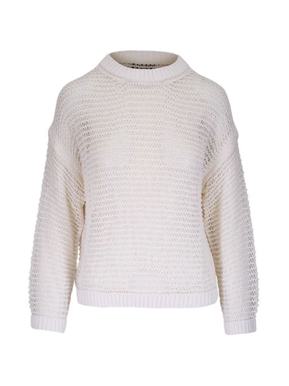 TWP round-neck long-sleeve sweater - Toni neutri