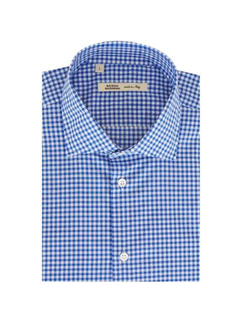 Maurizio Baldassari check cotton shirt