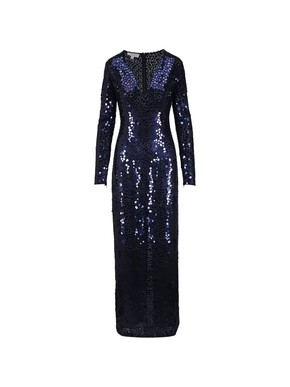 Michael Kors Mirror sequinned gown - Blu
