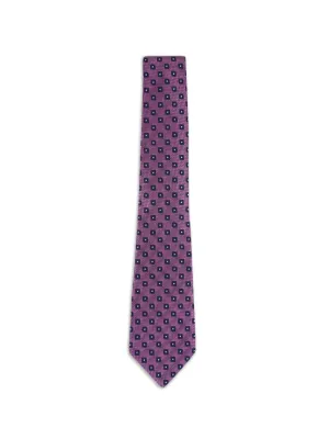 TOM FORD micro-pattern Tie | Purple | FARFETCH AZ
