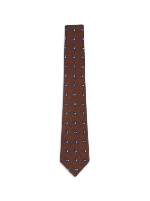 Zegna paisley-patterned tie