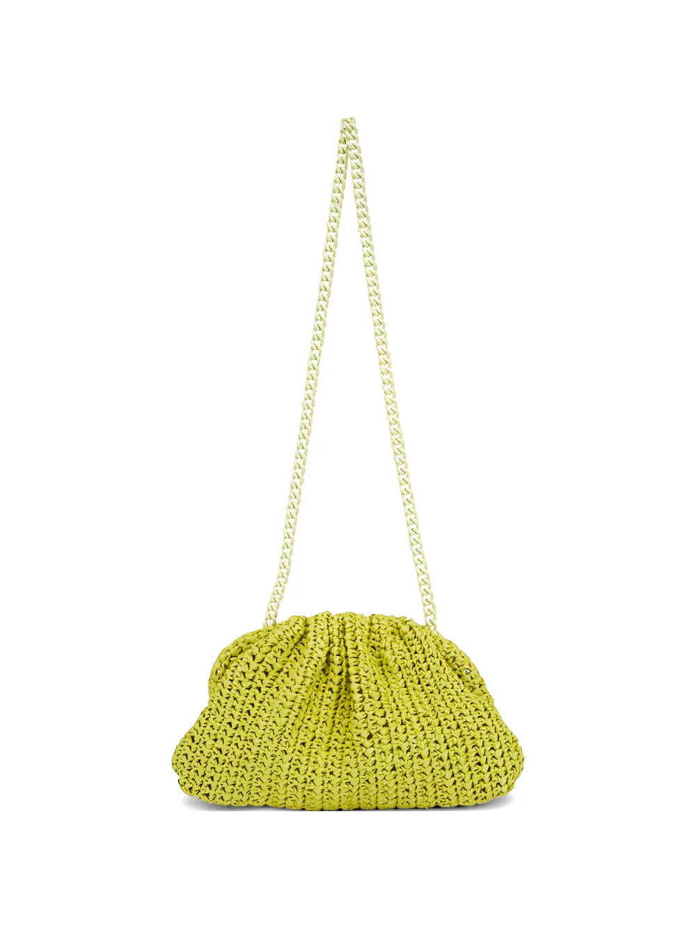 Maria La Rosa Game woven-chain shoulder bag - Verde