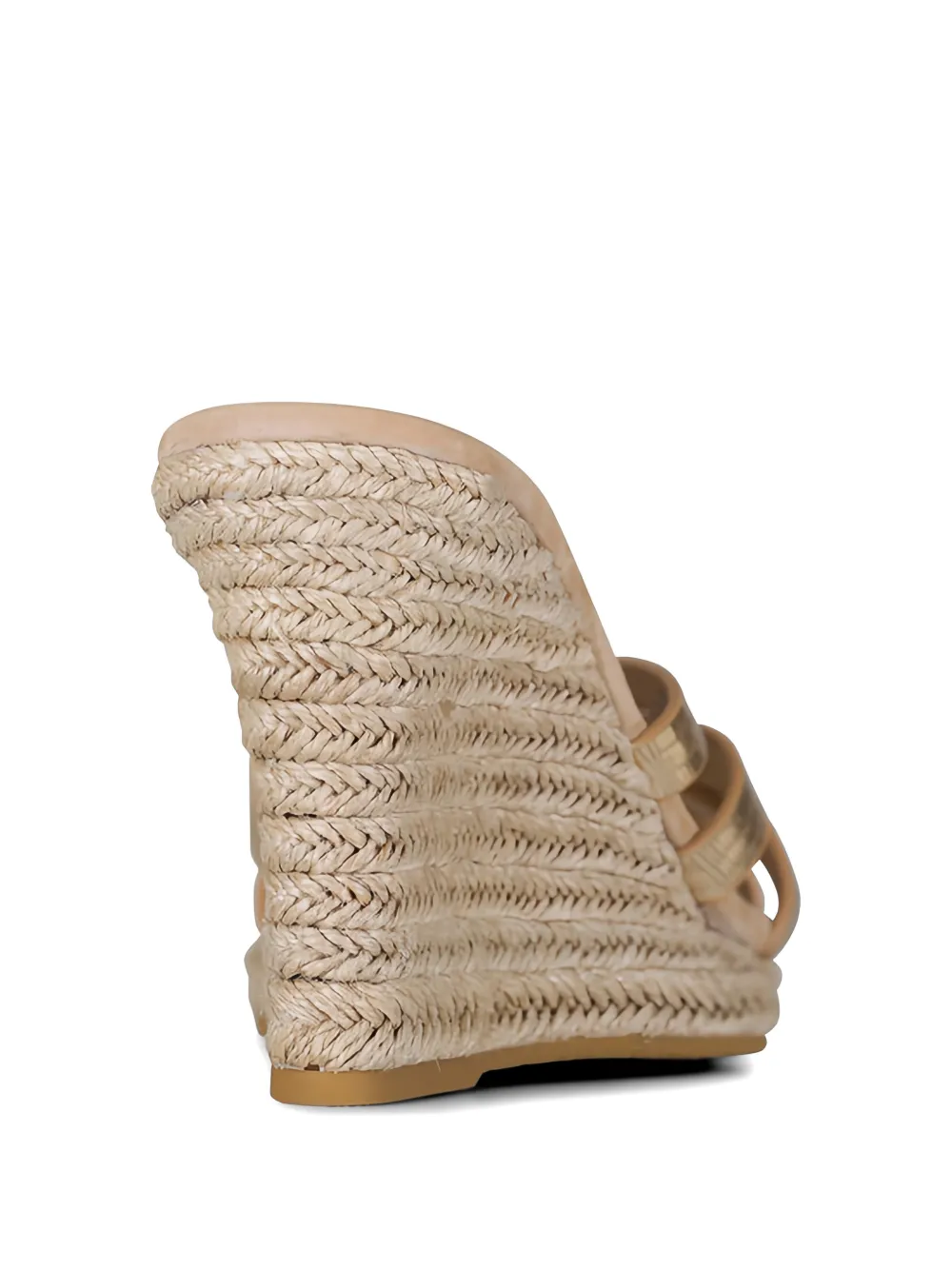 Veronica Beard Phylina espadrilles met gekruiste bandjes Goud