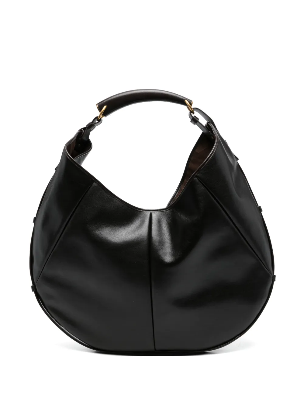 Saint Laurent Große Mombasa Schultertasche - Schwarz