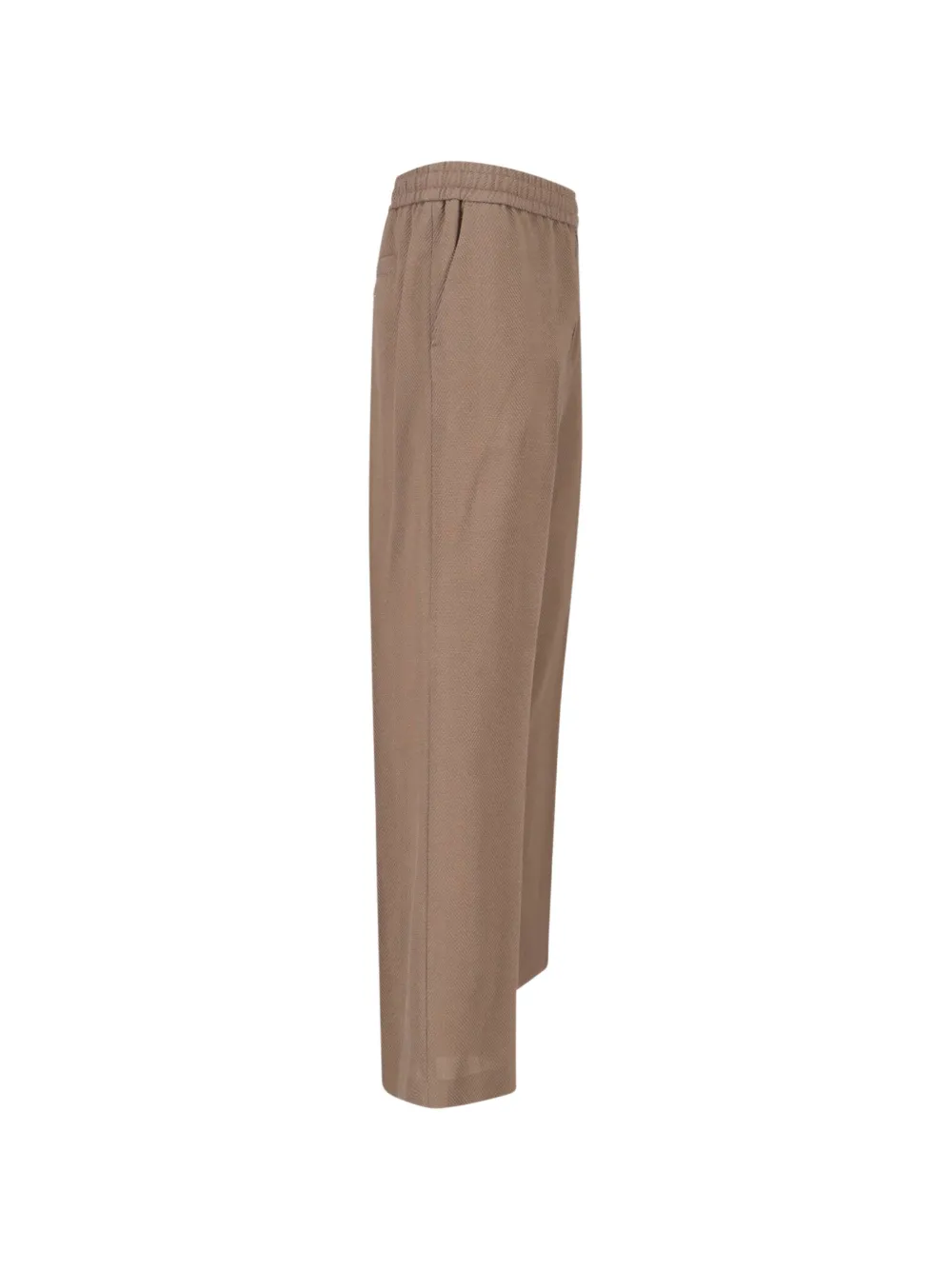 Golden Goose Broek met elastische taille en ster-applicatie Beige