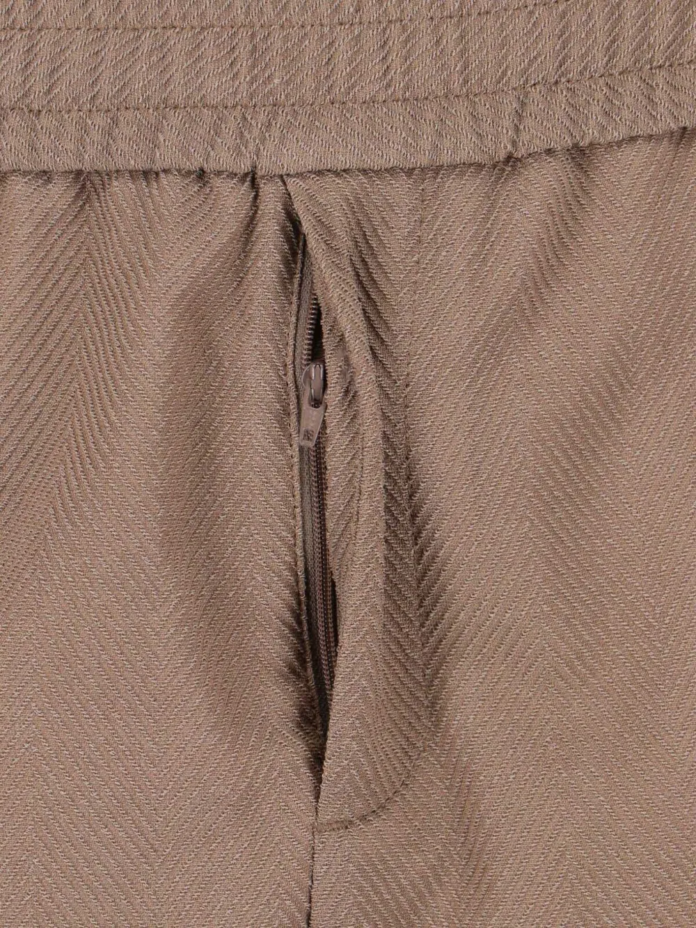Golden Goose Broek met elastische taille en ster-applicatie Beige